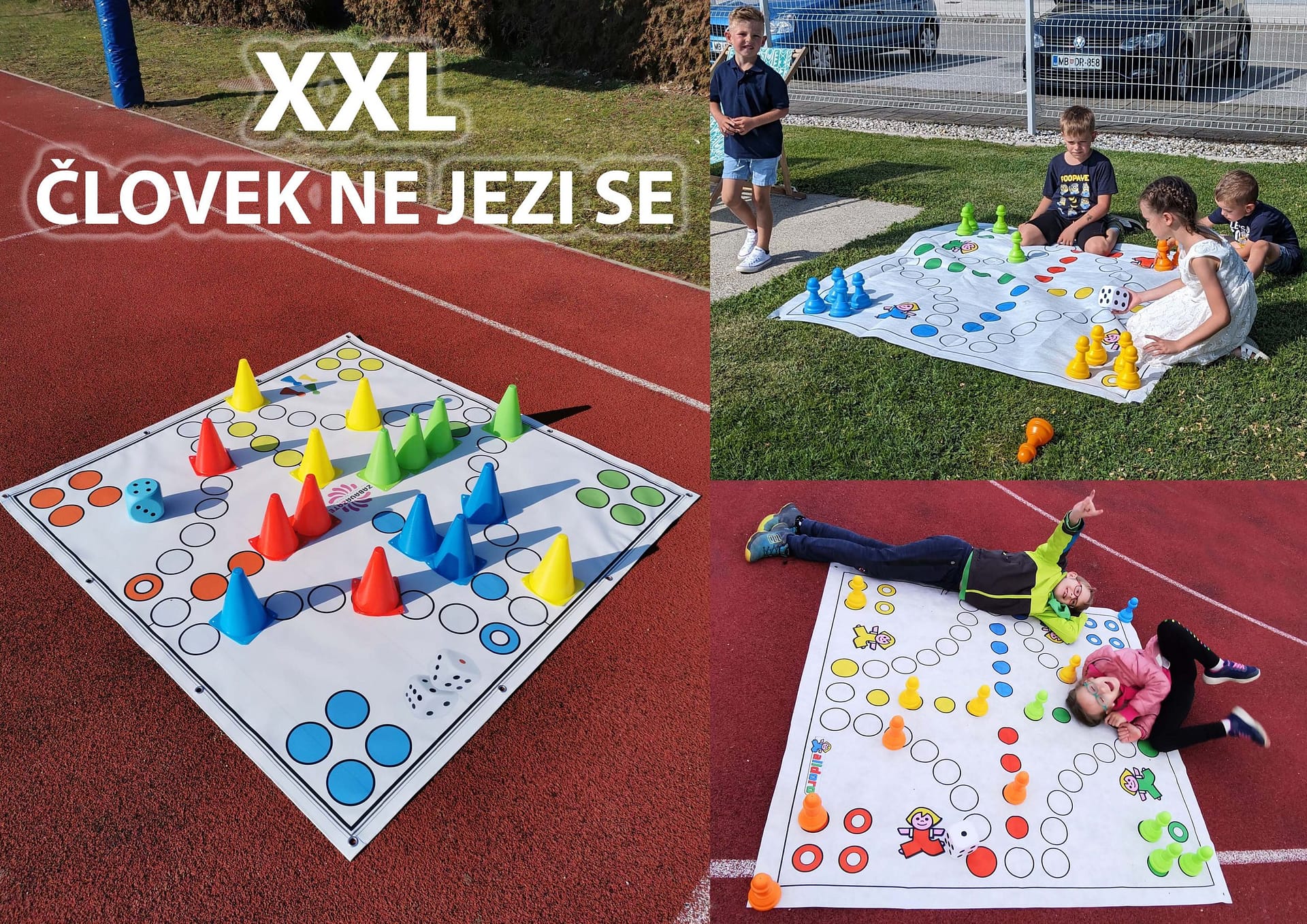 Igra Človek ne Jezi se. Za dva ali več igralcev.