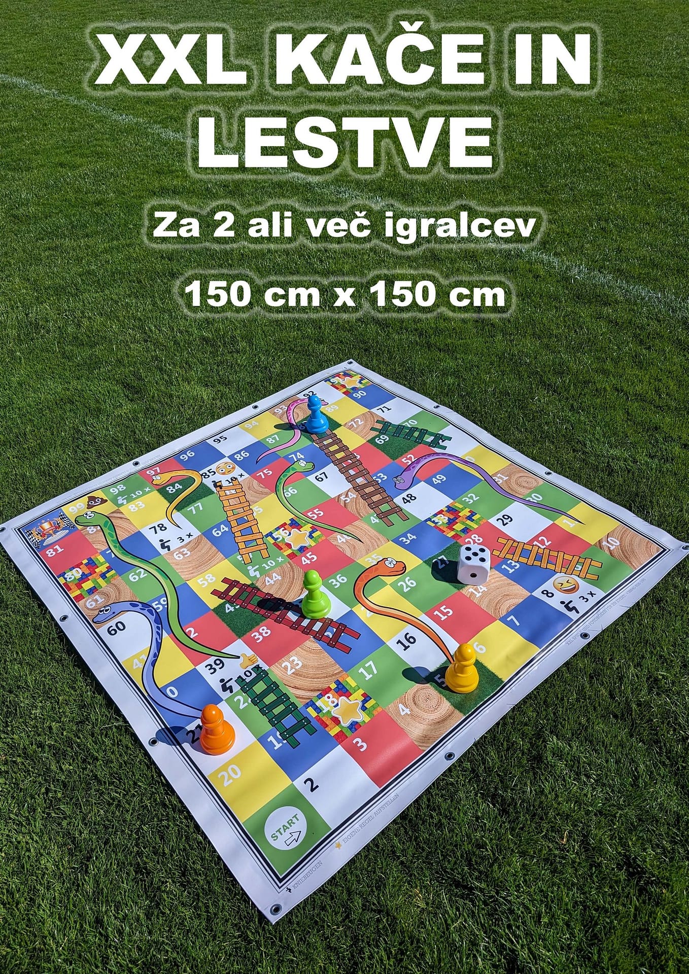 Igra Kače in Lestve, za 2 ali več igralcev.
