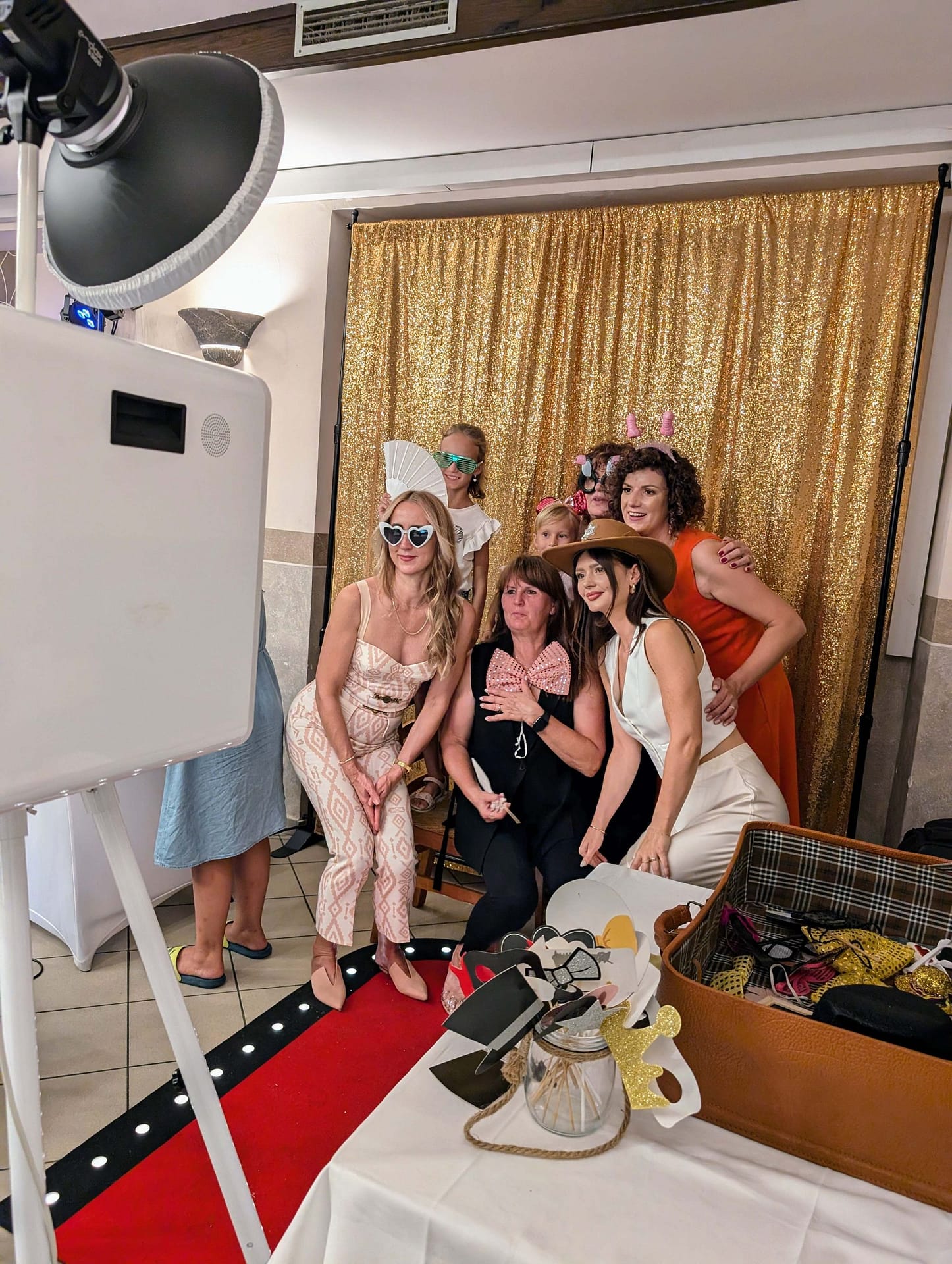 Foto stojnica na rojstnem dnevu